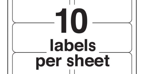Avery 10 Labels Per Sheet Template Avery 10 Labels Per Sheet Template Ondy Spreadsheet