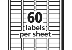 Avery 10 Labels Per Sheet Template Avery 60 Labels Per Sheet Template Pccatlantic