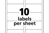 Avery 10 Labels Per Sheet Template Avery Labels 10 Per Sheet Template Aiyin Template source