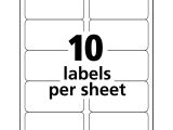 Avery 10 Labels Per Sheet Template Avery Labels 10 Per Sheet Template Aiyin Template source