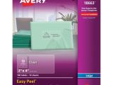 Avery 18663 Template Avery Easy Peel Mailing Label
