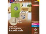 Avery 2 Inch Round Labels Template Avery Permanent Print to the Edge Round Labels Laser