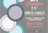 Avery 2 Round Label Template Circle Label Sticker Avery Template 2 5 Inch Round Chevron