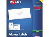 Avery 2 X 3 Label Template Avery 1 3 8 X 2 13 16 Self Adhesive Copiers Address