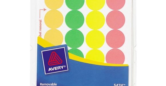 Avery 3 4 Round Labels Template Avery 3 4 Quot Round Color Coding Labels Zerbee