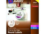 Avery 3 4 Round Labels Template Avery Print to the Edge Round Labels Glossy Clear 2