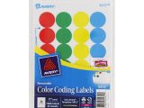 Avery 3 4 Round Labels Template Avery Printable Removable Color Coding Labels 3 4 Quot Dia