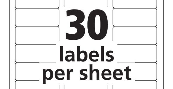 Avery 30 Labels Per Sheet Template 30 Labels Per Sheet Template Avery Templates Resume