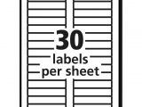 Avery 30 Mailing Labels Template Mailing Label Templates 30 Per Sheet and Avery Permanent