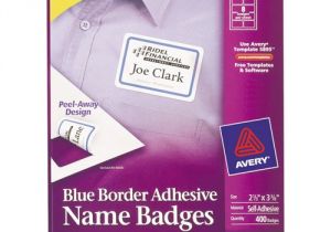 Avery 3×3 Label Template Bettymills Avery Blue Border Removable Adhesive Name
