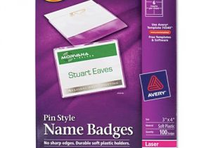 Avery 3×4 Name Badge Template Bettymills Avery Pin Style Name Badges Avery Ave74540