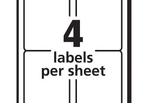 Avery 4 Up Label Template Label Template 4 Per Sheet Printable Label Templates