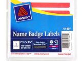 Avery 4×6 Label Template Avery Red Hello Name Badge Label 2 11 32 Quot X 3 3 8 Quot 4×6