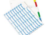Avery 5 Tab Clear Label Dividers Template Ave11406 Avery Index Maker Print Apply Clear Label