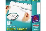 Avery 5 Tab Clear Label Dividers Template Tab Labels Driverlayer Search Engine