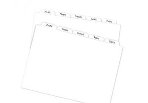 Avery 5 Tab Index Template 11436 Avery Index Maker Clear Label Dividers with Easy Apply