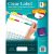 Avery 5 Tab Template 11423 Avery Index Maker Clear Label Dividers Easy Apply Label