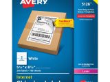 Avery 5126 Template Avery Shipping Labels with Trueblock Technology Zerbee