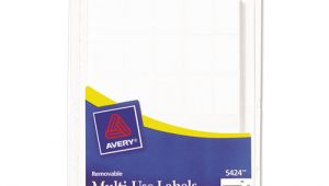 Avery 5424 Template Avery 5424 Removable Multi Use Labels Handwrite Only 5 8