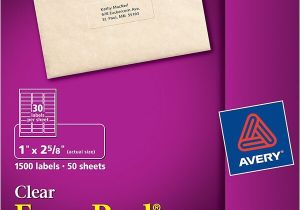 Avery 5660 Address Labels Templates Avery Easy Peel Clear Address Labels 5660 Avery Online