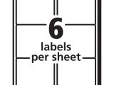 Avery 6 Labels Per Sheet Template Avery Easy Peel Mailing Label Ave5664 Supplygeeks Com