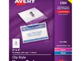 Avery 6 Up Name Badge Template Avery Media Holder Kit Ld Products
