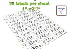 Avery 60 Labels Per Sheet Template Avery 8195 Template and Label Templates for Word 30 Per