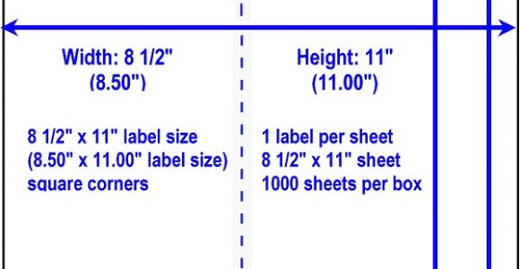 Avery 8.5 X 11 Label Template Full Sheet Labels Blank Full Sheet Labels Similar to