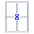 Avery 8 Labels Per Sheet Template Word Template for Avery L7165 Avery