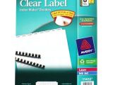 Avery 8 Tab Clear Label Dividers Template Avery 8 Tab 11 Quot X 8 5 Quot Clear Label Unpunched Dividers 5pk