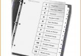 Avery 8 Tab Index Template Avery 8 Tab Template Divorce Document