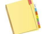 Avery 8 Tab Template 11112 Avery 11111 Big Tab Insertable Dividers 8 1 2 X 11 Quot 8
