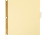 Avery 8 Tab Template 11112 Avery 11112 Big Tab Buff Paper 8 Tab Clear Insertable Dividers