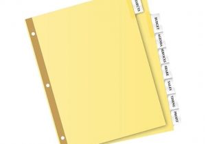 Avery 8 Tab Template 11112 Avery 11112 Big Tab Insertable Dividers 8 1 2 X 11 Quot 8