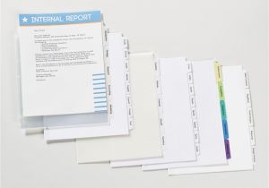 Avery 8 Tab Template 11447 Avery Index Maker Clear Label Dividers with Easy Apply