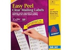 Avery Address Label Template 18660 Avery Avery Easy Peel Inkjet Mailing Labels 1 X 2 5 8