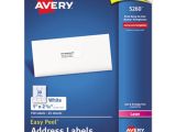 Avery Address Label Template 5260 Avery 5260 Easy Peel 1 Quot X 2 5 8 Quot Printable Mailing Address