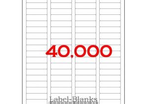 Avery Address Labels Template 40000 Laser Ink Jet Labels 80up Return Address Template
