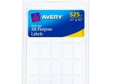 Avery All Purpose Labels 6737 Template 525 Removable Self Adhesive Labels 1 2 Quot X3 4 Quot Small White