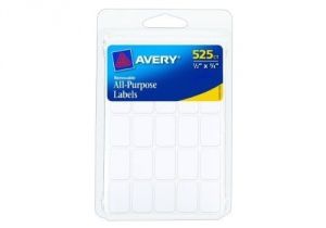 Avery All Purpose Labels 6737 Template Avery Labels White Removable All Purpose Rectangles 1 2 Quot X3