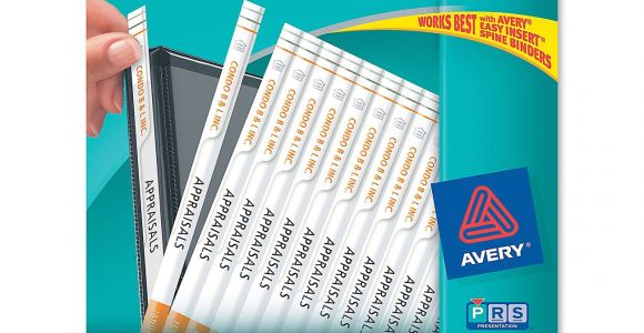Avery Binder Templates 1 1/2 Avery 89101 Binder Spine Inserts 1 2 Quot Sheet White 80