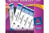 Avery Binder Templates 1 1/2 New Avery 1 1 2 Quot White Binder Spine Inserts 1pk Of 25