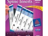 Avery Binder Templates 1 1/2 New Avery 1 1 2 Quot White Binder Spine Inserts 1pk Of 25