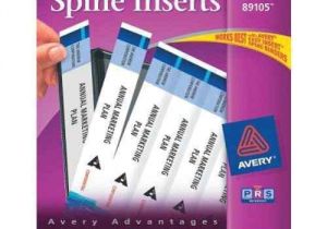 Avery Binder Templates 1 1/2 New Avery 1 1 2 Quot White Binder Spine Inserts 1pk Of 25