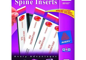 Avery Binder Templates Spine 2 Inch Avery Dennison Binder Spine Insert Bndr Spine Insert 2