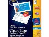 Avery Business Card Template 8859 Clean Edge Business Card Avery Dennison 8859 72782 Avery Paper