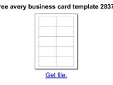 Avery Business Card Templates Free Avery Template 28371 Business Cards Choice Image