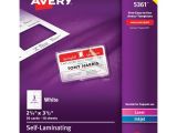 Avery Card Stock Templates Avery Laminated I D Card Yuletide Office solutions