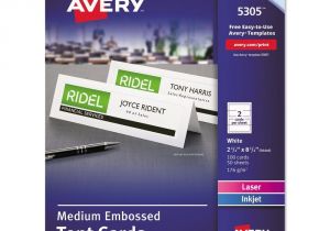 Avery Card Stock Templates Avery Large Tent Card Template