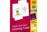 Avery Card Templates Half Fold Avery Half Fold Greeting Card 20 Box Matte 20